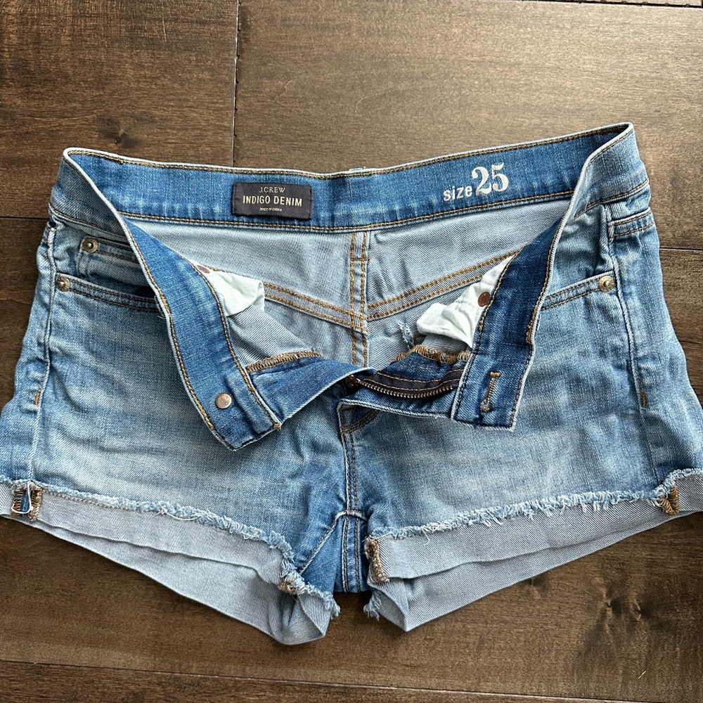 Denim shorts